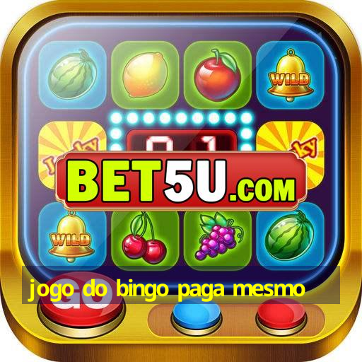 jogo do bingo paga mesmo